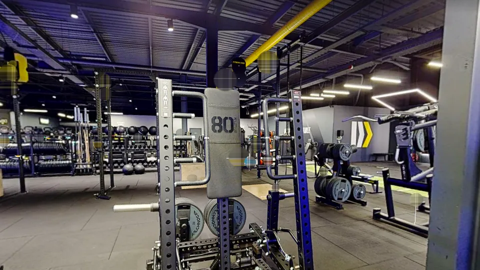 Illustration Fitness Park : Standing Chest Press (Gym80)
