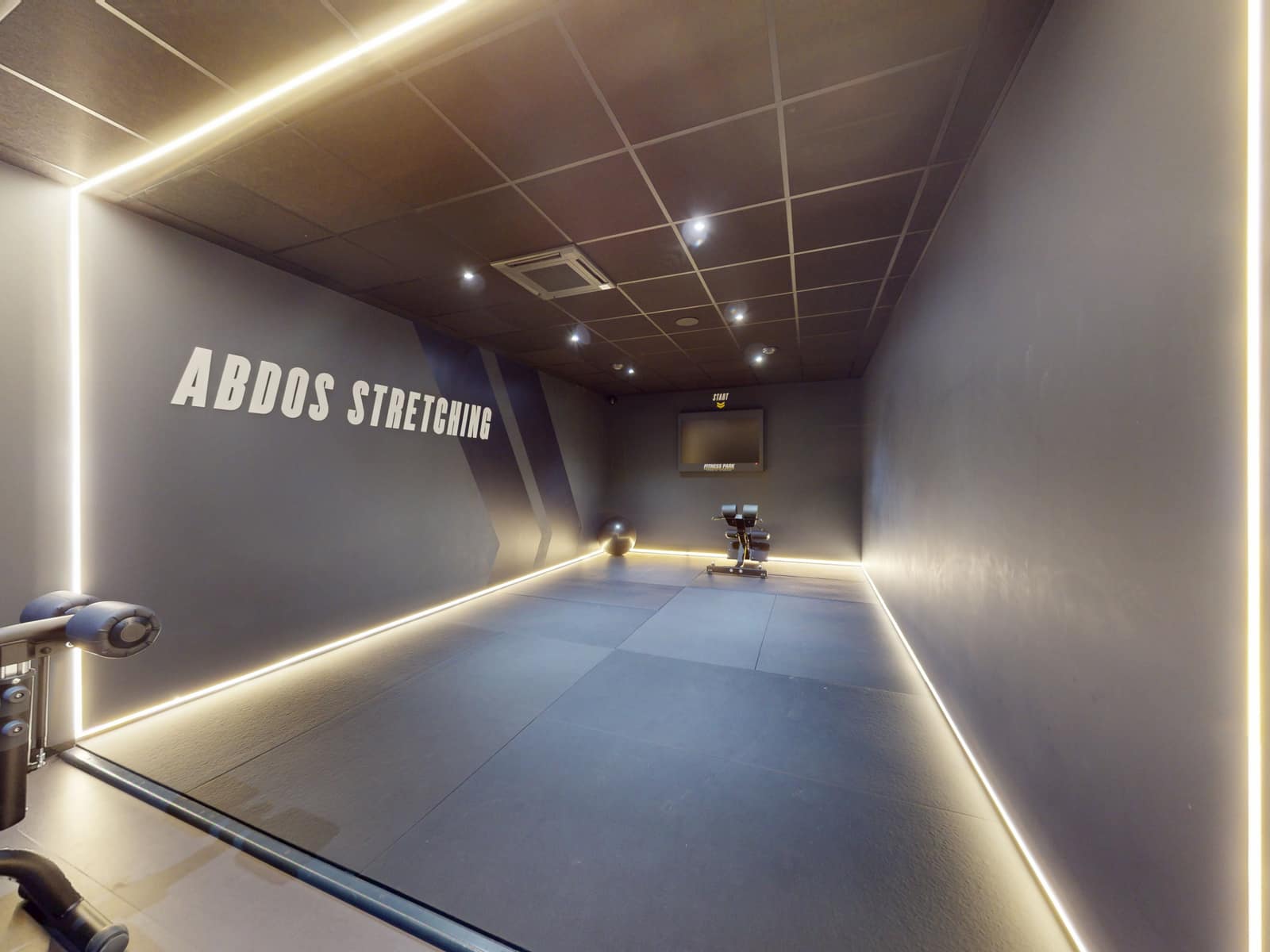 Illustration Fitness Park : Abdos & Stretching