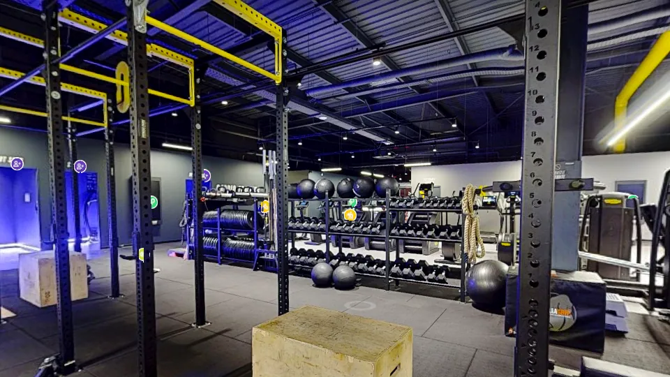 Illustration Fitness Park : Box Jump