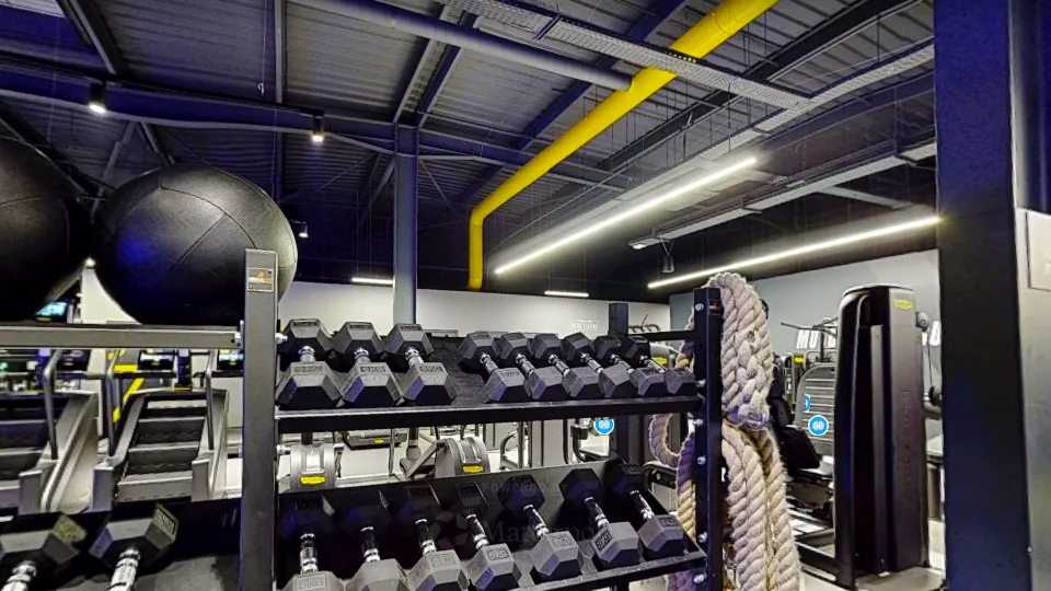 Illustration Fitness Park : Corde Ondulatoire