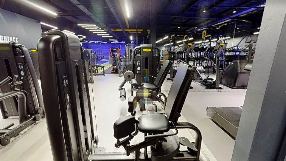 Illustration Fitness Park : Adducteurs (adductor machine)