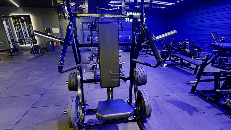 Illustration Fitness Park : Chest Press Hammer (plate loaded)