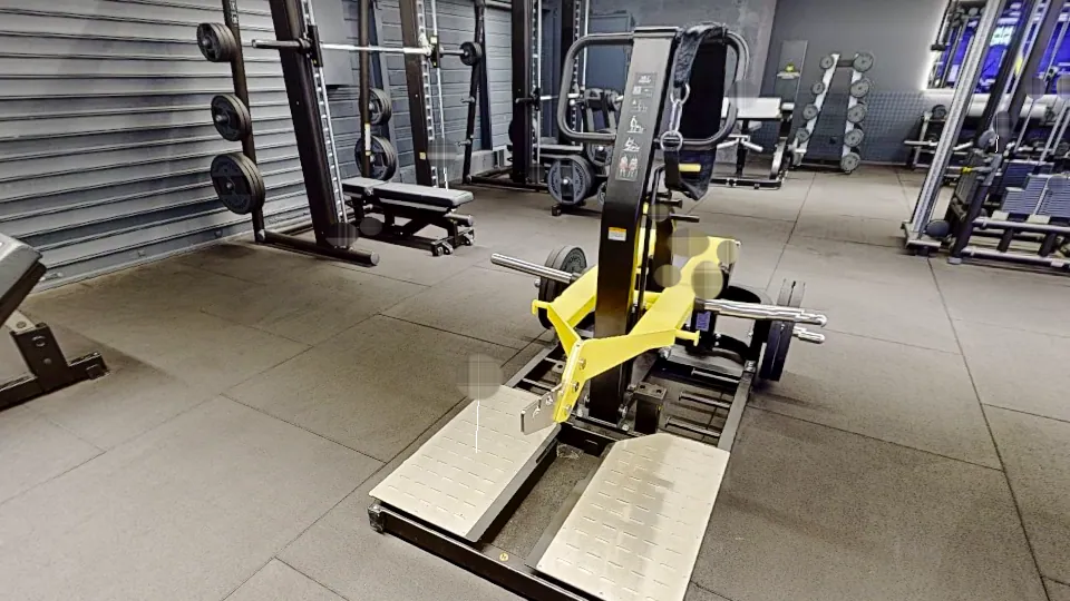 Illustration Fitness Park : Belt Squat machine